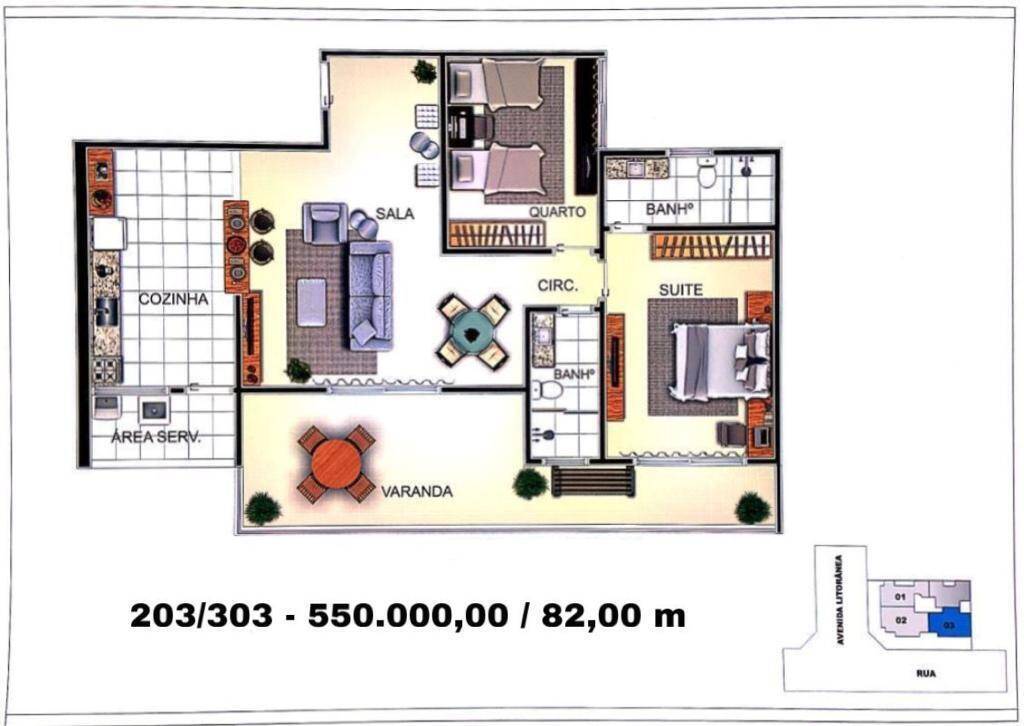 Apartamento à venda com 2 quartos, 82m² - Foto 16