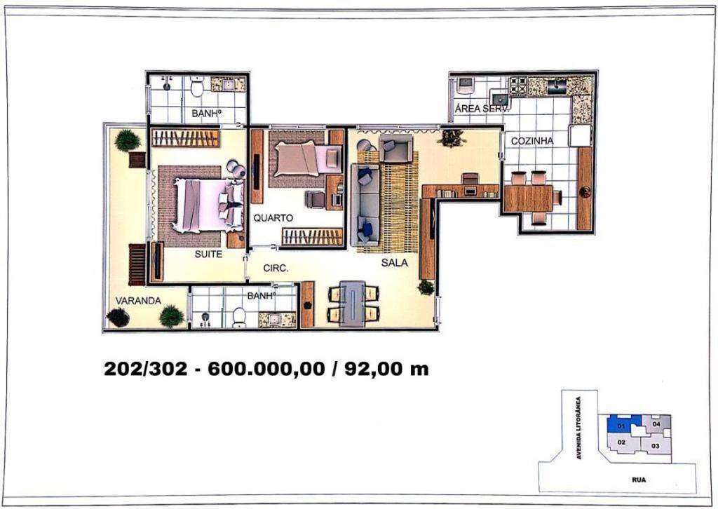 Apartamento à venda com 2 quartos, 82m² - Foto 17