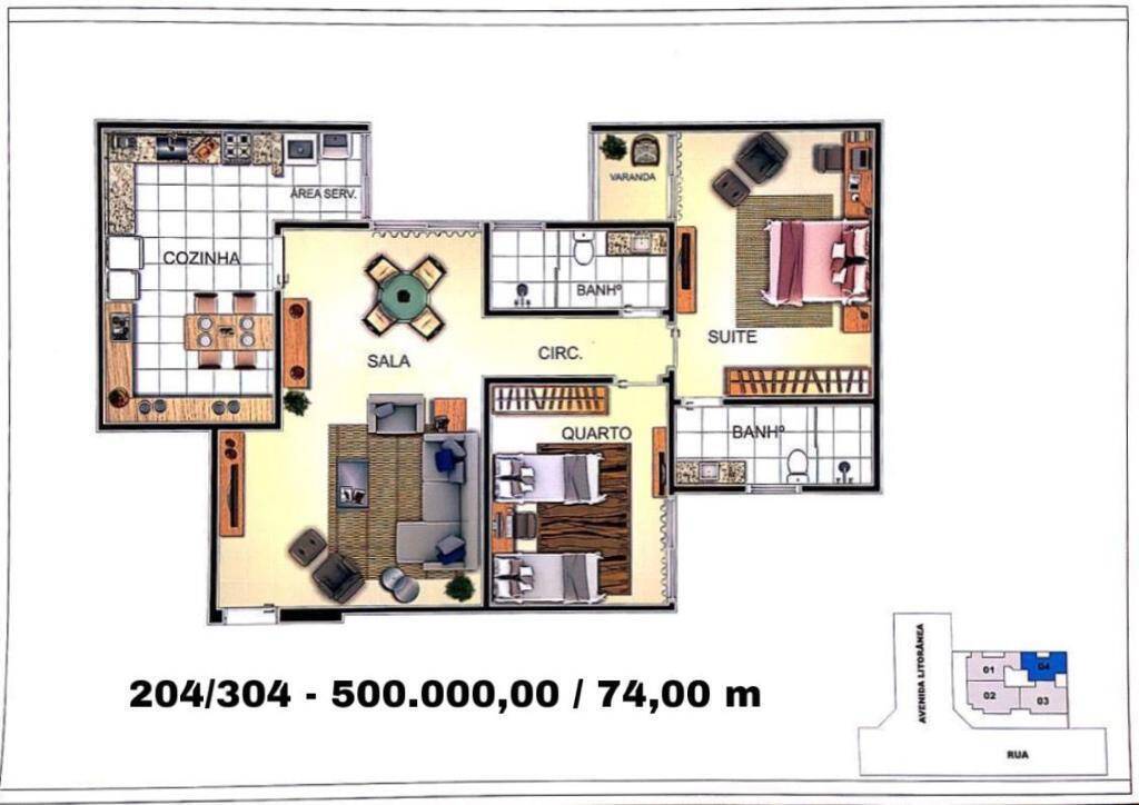 Apartamento à venda com 2 quartos, 82m² - Foto 20